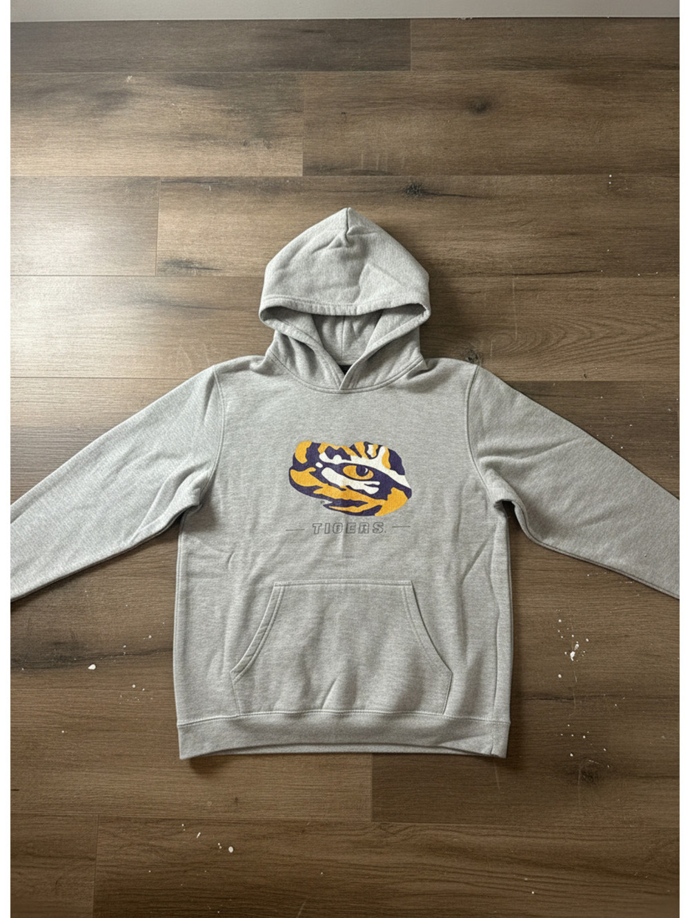Gen2 Gray Hoodie with Tiger Eye Graphic